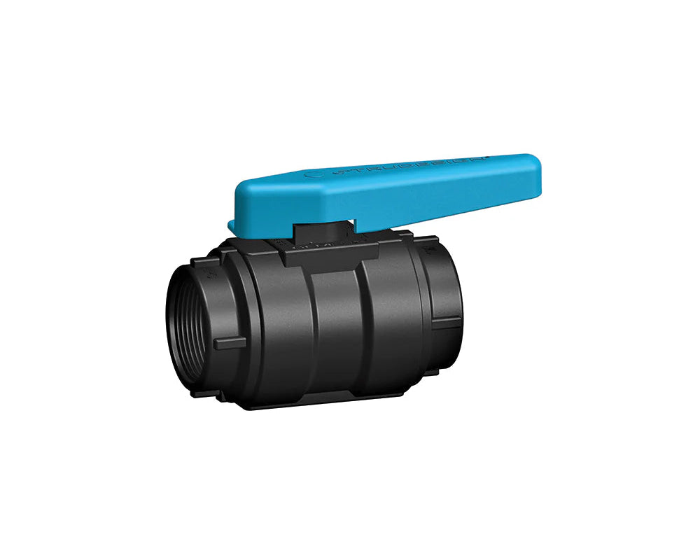 BALL VALVE 1" NPS BLACK TRUEDESIGN