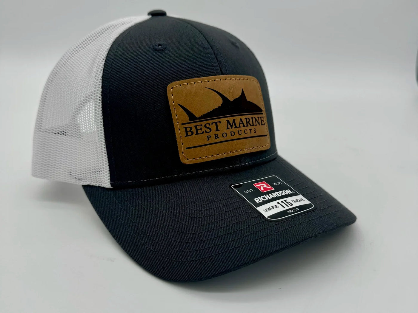Best Marine Patch Hat | White & Gray